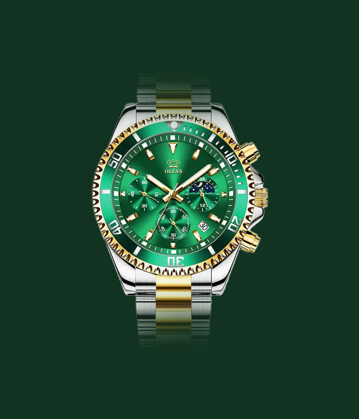 relógio-alemao-de-luxo--ruttscheid-prata-e-verde